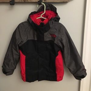 North face toddler boys jacket wind/rain resistant